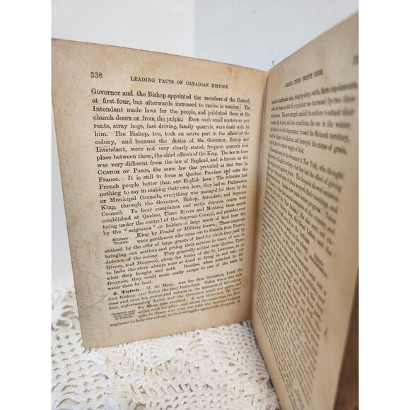 Antique Book High School History of England and Canada - Picture 7 of 10